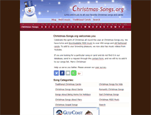 Tablet Screenshot of christmas-songs.org